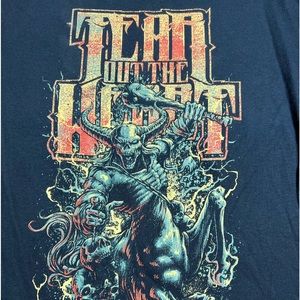 Tear Out The Heart Dead Stock Band Tee Shirt